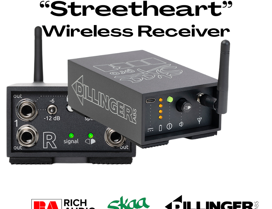 SKAA “Streetheart” Pro wireless audio receiver